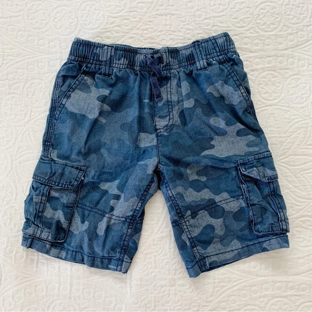 Gymboree Boys' Camo‎ Cargo Shorts, Blue